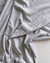 Heather Gray Bamboo Cotton French Terry