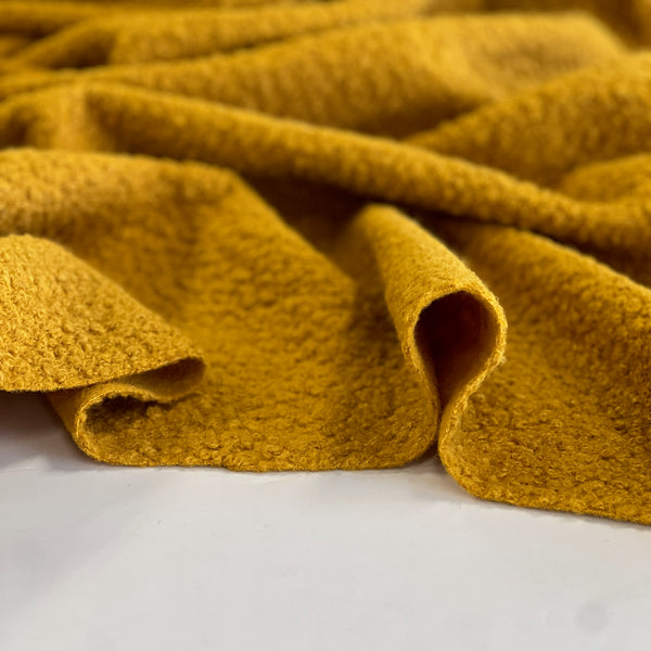 Ochre Boucle Wool