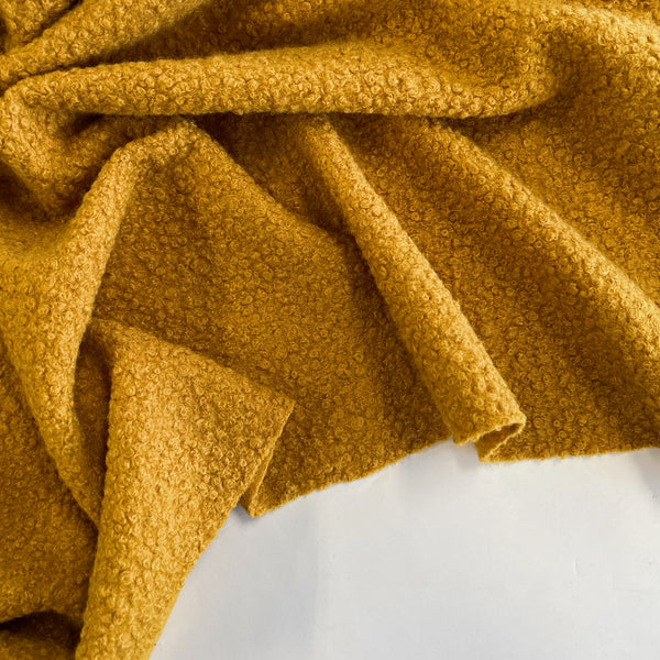 Ochre Boucle Wool