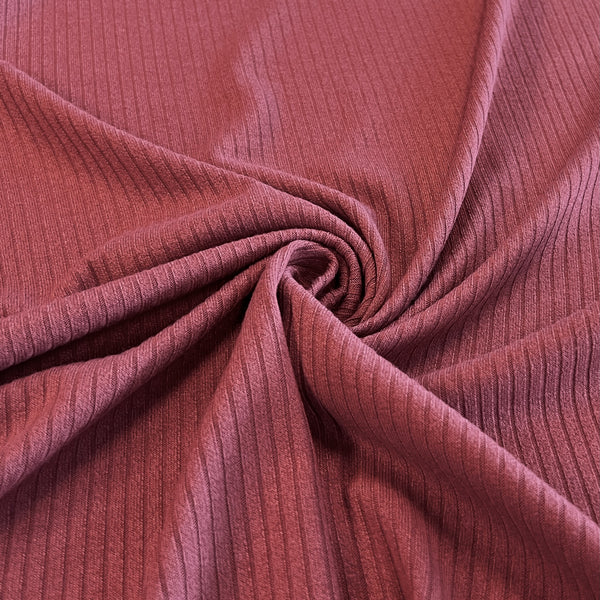 Dark Blush Wide Rib Knit