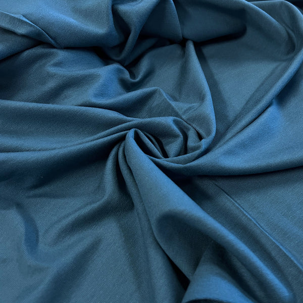 Petrol Green Tencel French Terry