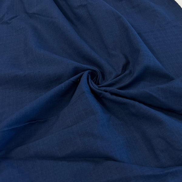 Ocean Navy Handwoven Cotton