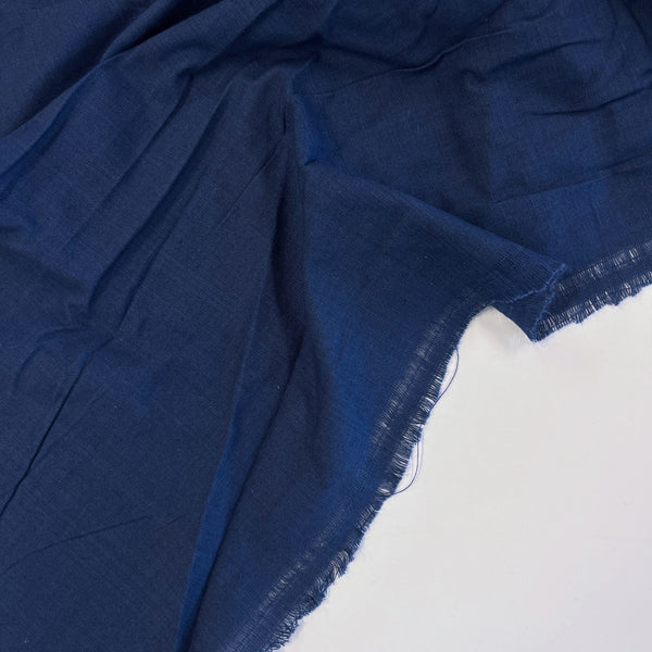 Ocean Navy Handwoven Cotton