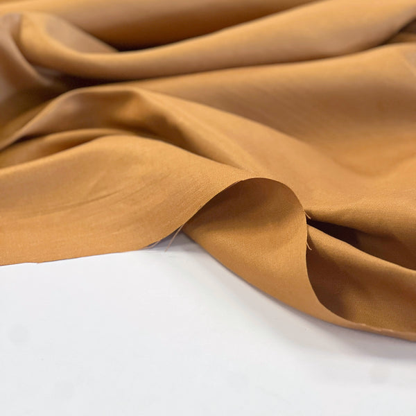 Ochre Linen Viscose Slub