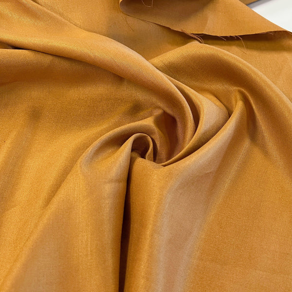 Ochre Linen Viscose Slub