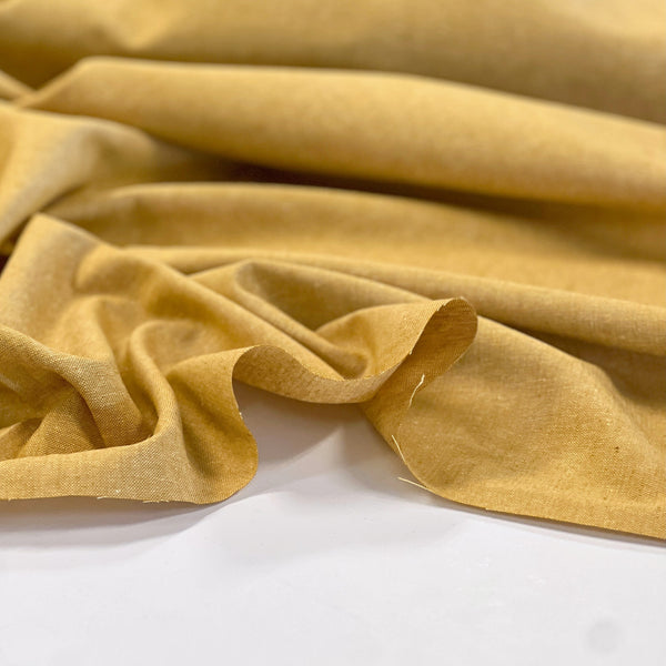 Mustard Essex Yarn Dye Linen