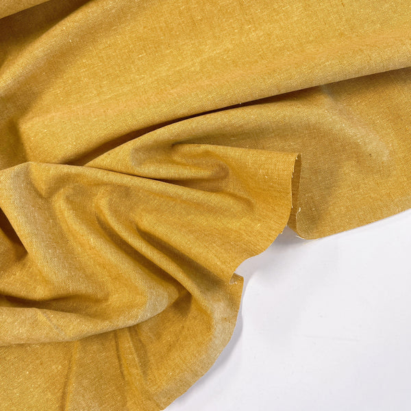 Mustard Essex Yarn Dye Linen