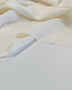 Tile Weave Ivory Linen Viscose Blend