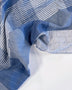 Denim Blue Tablecloth Check Linen