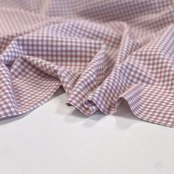 Rose Glaze Organic Cotton Gingham