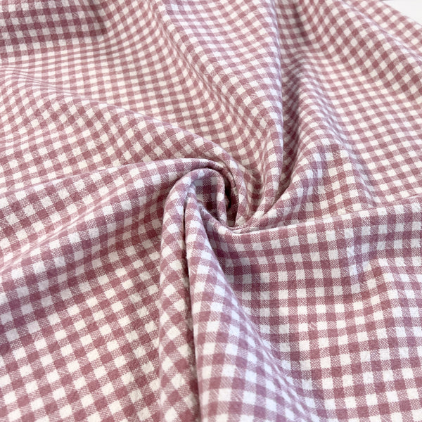 Rose Glaze Organic Cotton Gingham