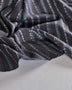 Charcoal Athena Embroidered Crinkle Gauze - Needle Sharp