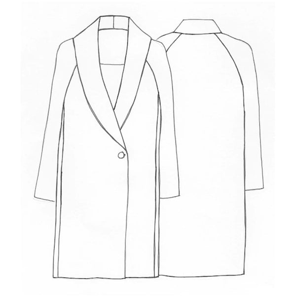 Oslo Coat Sewing Pattern from Tessuti Fabrics - Needle Sharp