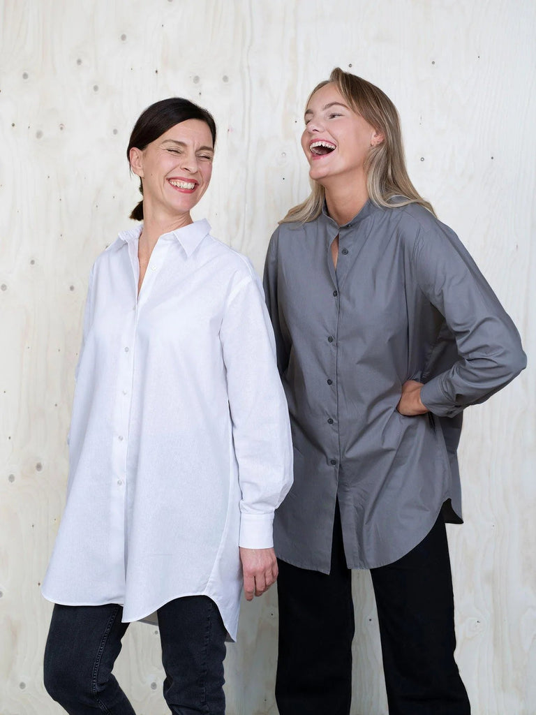 Oversized Shirt Sewing Pattern from The Assembly Line  Needle Sharp