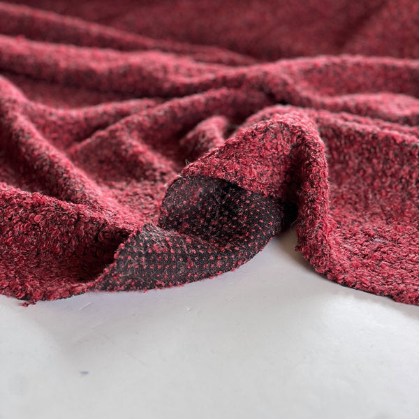Oxblood Boucle Knit - Needle Sharp