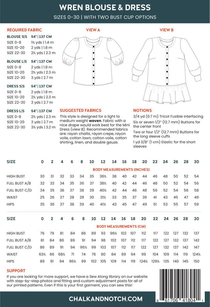 Wren Blouse - Needle Sharp