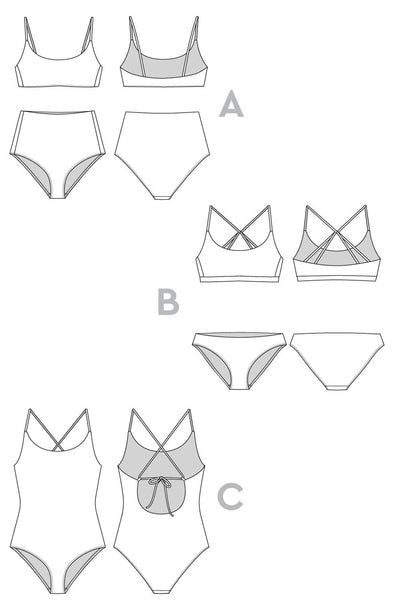 Faye Swimsuit - Needle Sharp