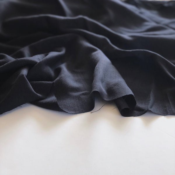 Black Dobby Textured Tencel - Needle Sharp