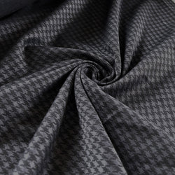 Black/Gray Houndstooth Jacquard Knit - Needle Sharp