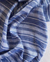 Blue on Blue Linen Cotton Stripe - Needle Sharp