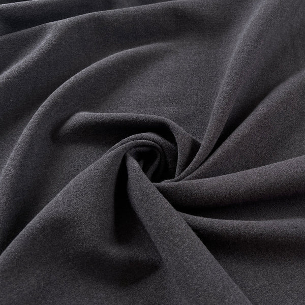 Charcoal Gray Double Crepe - Needle Sharp