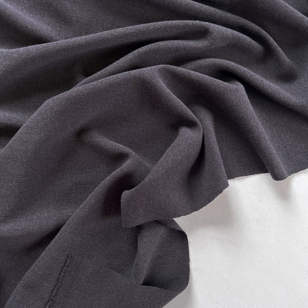 Charcoal Gray Double Crepe - Needle Sharp