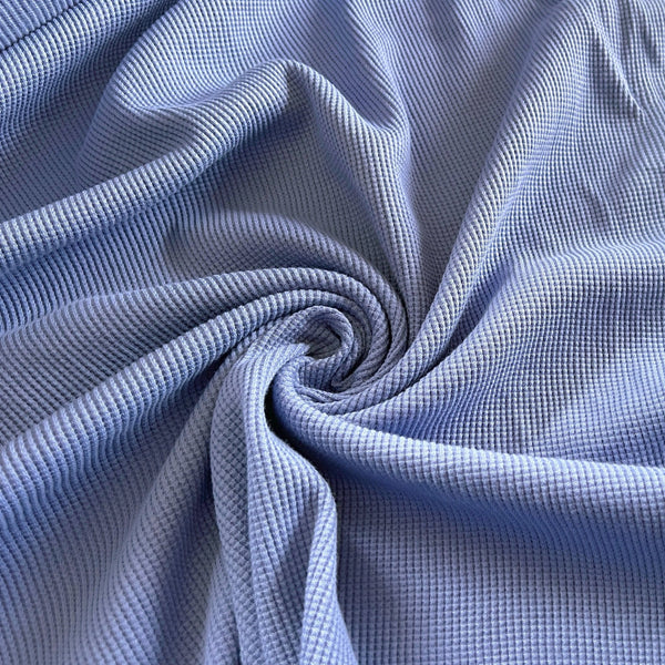 English Manor Blue Waffle Knit - Needle Sharp