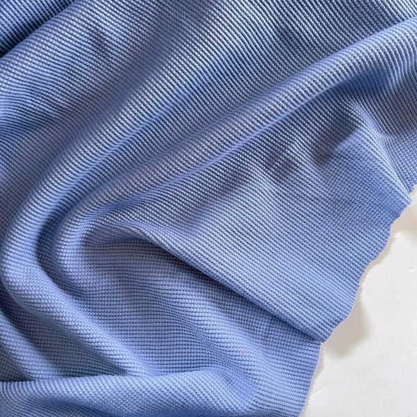 English Manor Blue Waffle Knit - Needle Sharp