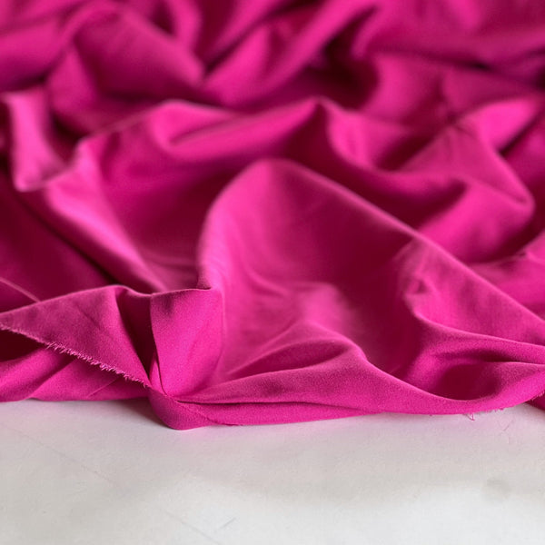 Fuchsia Rayon Poplin - Needle Sharp