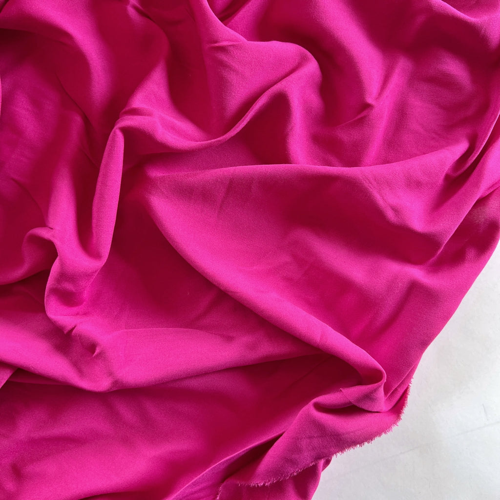 Fuchsia Rayon Poplin Needle Sharp