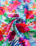 Happy Hibiscus Floral Spandex - Needle Sharp