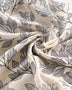 Ivory Laurel Leaf Rayon Challis - Needle Sharp