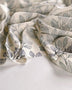 Ivory Laurel Leaf Rayon Challis - Needle Sharp