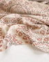 Ivory Painted Tile Printed Viscose Linen Cotton - Needle Sharp