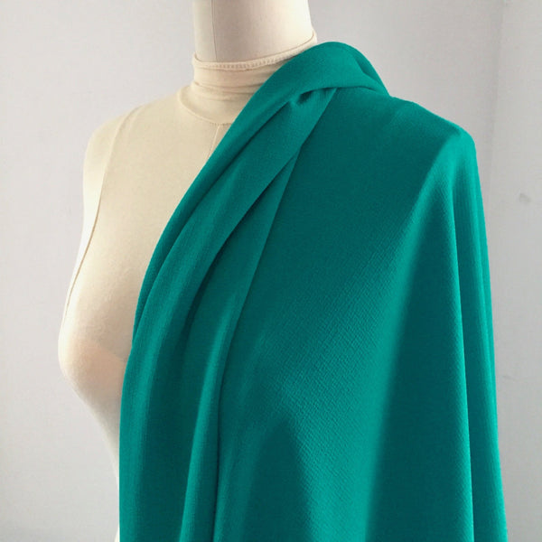 Lake Blue Double Crepe - Needle Sharp