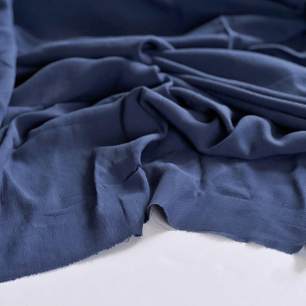Ocean Blue River Textured Tencel - Needle Sharp