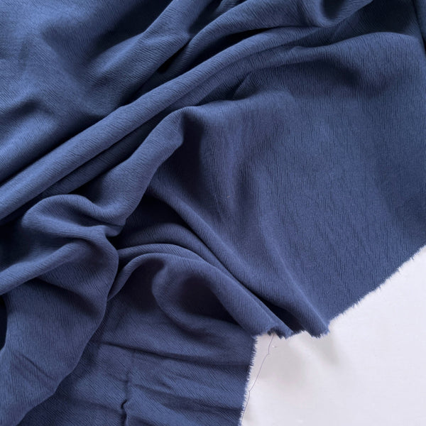 Ocean Blue River Textured Tencel - Needle Sharp