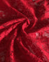 Red Floral Cotton/Nylon Lace - Needle Sharp