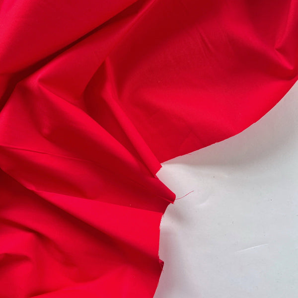Red Sateen Drill - Needle Sharp