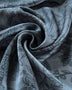 Steel Blue Floral Viscose Satin - Needle Sharp