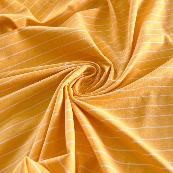 Sunshine Stripe Cotton Spandex Jersey - Needle Sharp
