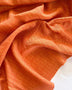 Tangerine Geometric Print Ecovero Twill - Needle Sharp