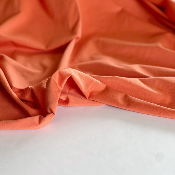 Terra Cotta Cotton Spandex Jersey - Needle Sharp