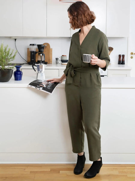 V Neck Jumpsuit - Needle Sharp