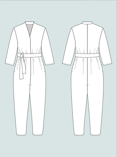 V Neck Jumpsuit - Needle Sharp
