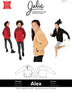 Alex Half-Zip Pullover Sewing Pattern by Jalie Patterns
