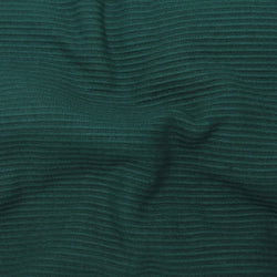 Remnant - Peacock Green Ribbed Stripe - 0.37 yd