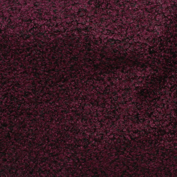 Remnant - Oxblood Boucle Knit - 1.55 yd