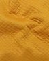 Remnant - Mustard Geo Quilt Puff Knit - 3.57  yd