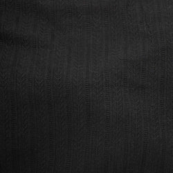 Remnant - Black Solveig Sweater Cable Knit - 0.44 yd